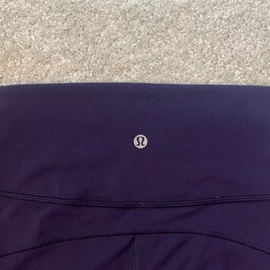 Lululemon dark purple 7/8 leggings